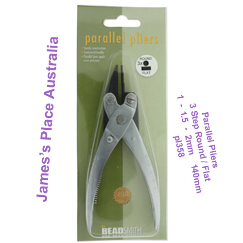 Parallel Pliers 3 Size Stepped Round & Flat for Bending Forming